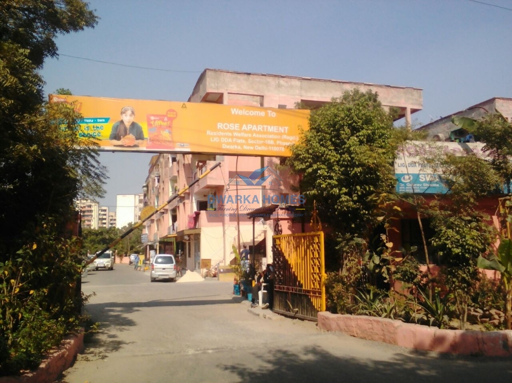 1 Bhk 1 Bathroom DDA flat for Sale in Rose Apartment  Sector 18 Dwarka New Delhi.